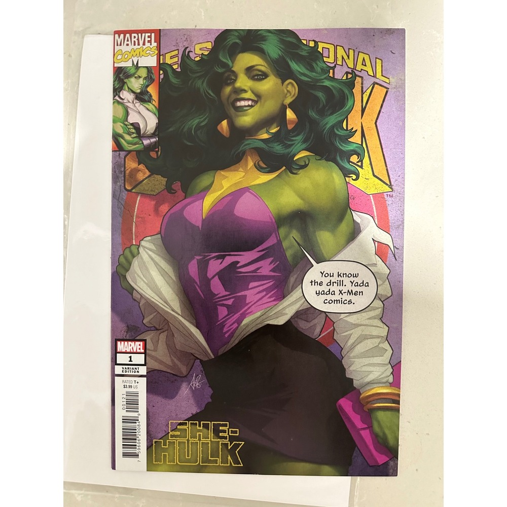 Marvel She-Hulk #1 International X-Men Variant Edition Comic Book